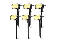Sucolite 6Pk Solar Spot Light-Warm White