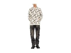 Forever 21 Men's (30) Men's Slim-Fit Mid-Rise Carg