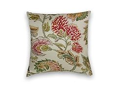 2pk White Floral Decorative Cover