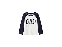 GAP Boys Long Sleeve Logo Raglan Tee Uniform