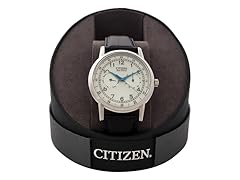 Citizen Men's AO9000-06B Eco-Drive Black Leather Strap Watch