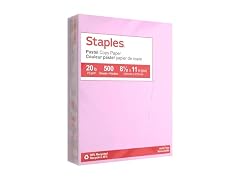 Staples Pastel Copy Paper, 8.5x11 Inch,