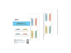 Avery Ultra Tabs, Margin Tabs, Planner 