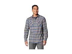 Columbia Men (S) Bearmouth Shirt Night Tide Plaid