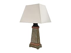 Copper Trim Slate Weather-Resistant Lamp