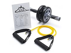 Ab Wheel + Yellow Band