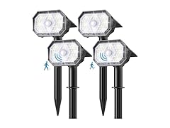 Brightown 4 Pack Solar Motion Lights Outdoor