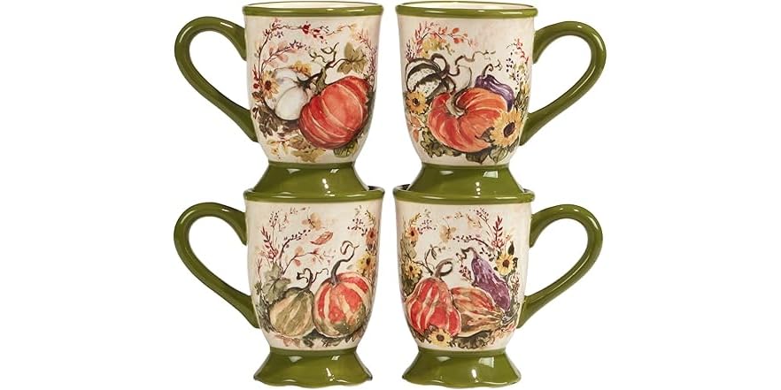 Harvest Morning 16-Piece Ceramic Dinnerware Set