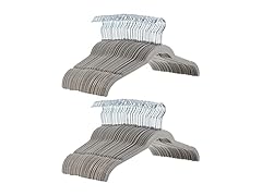 Amazon Basics Non-Slip Shirt Clothes Hangers Velvet Pack of 100