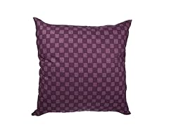 Plum Checker Throw Pillow-2Pack