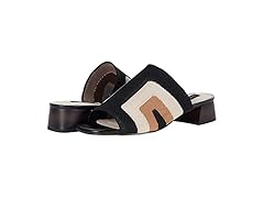Women's Sanctuary Black/Tan Sandal (6.5)