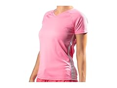 Kanu Surf Women's Pink/White Rashguard (M)