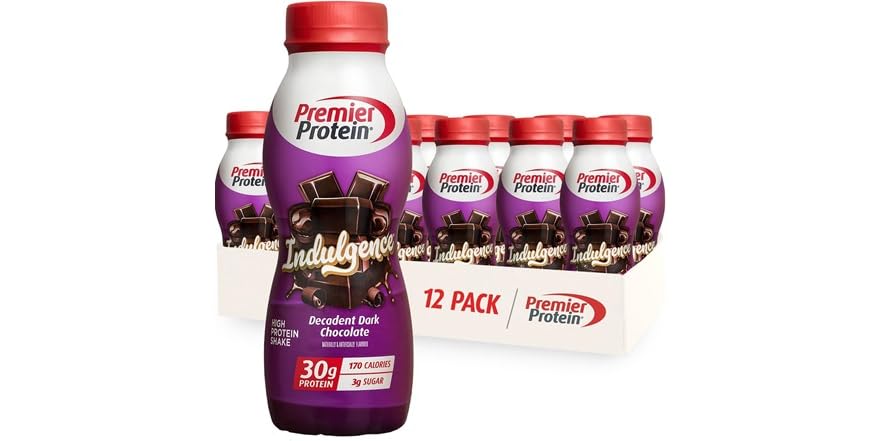 Premier Dk Raspberry Premier Protein Shake Dk Chocolate, 12 Pack