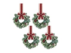 UJG 4PACK Mini Christmas Wreaths