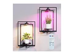 Shineled Wall Plant Holder W/ Grow lights