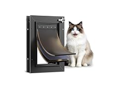 Aluminum 3-Flap Insulated Cat Door