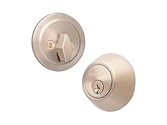 Deadbolt Lock Satin Nickel