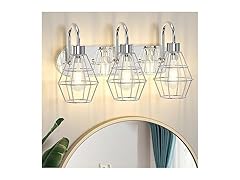 Elibbren Bathroom Vanity Light Fixtures, 3-Light
