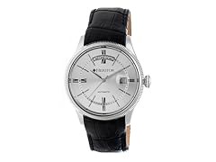 Heritor Automatic Vernon Leather-Band Watch