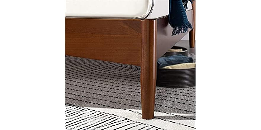 ZINUS Linda Mid Century Wood Platform Bed Frame