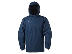 1/4 Zip Hooded Jacket - Navy