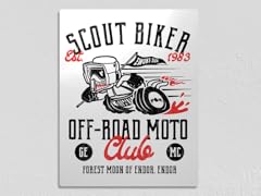 "Scout Biker Club" Metal Poster