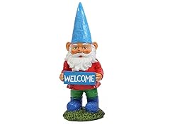 14" Multi-color Gnomes Welcome Sign