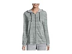 Hanes Womens French Terry Zip Hoodie