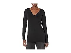 Womens Lightweight V Neck Sweater (S)