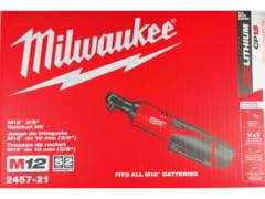 Milwaukee 2457-21 M12 12V Cordless 3/8in Ratchet Kit