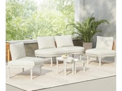 Latitude Run 6pc Patio Set w/ Dual Tables -Choose Color