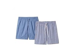 Amazon Essentials Men's Cotton Stretch PJ Shorts 2Pk