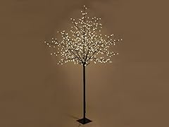 8Ft 600L LED Frosted Ball City Tree