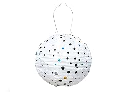 Solar polka dot print lantern