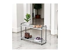 Honey-Can-Do 2-Tier Steel Shoe Rack