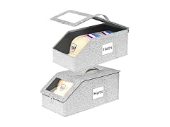 Cigorea 2-Pack Stackable Hat Box Holder