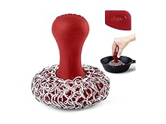 cuisinel C-610-KSCR-S-RD Cuisinel Cast Iron Chainmail S