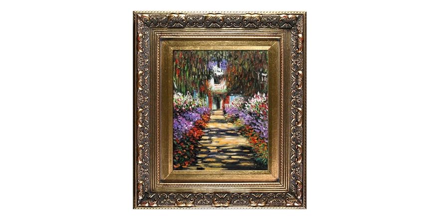 Monet - Garden Path at Giverny