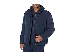 Amazon Essentials Mens Mock Neck Puffer Coat