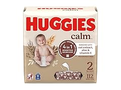 2PK HUGGIES Calm Baby Diaper Wipes, Unscented