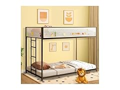 LIFE SKY Bunk Bed Twin-Over-Twin for Kids