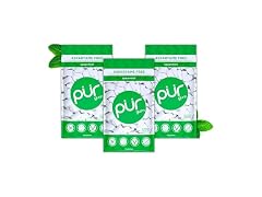 3PK PUR Aspartame Free Spearmint Gum, 55CT