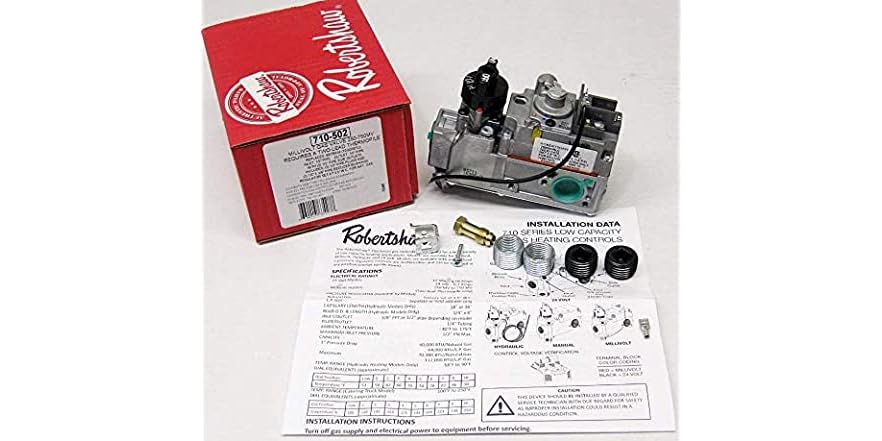 Robertshaw Millivolt Gas Valve