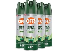 (4 Pack) OFF Deep Woods Insect Repellent 4 oz