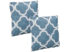 Set of 2 Indoor/Outdoor Throw Pillows