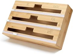 Bag Organizer For Kitchen Drawer (Bamboo)