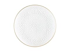 Clear/Gold Rim Hammered Chargers - 13" -48 CT