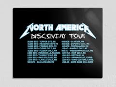 North America Discovery Tour 11" x 14" Metal Poster