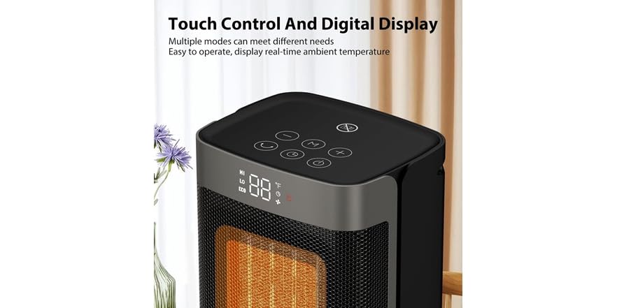 Replacement Remote Control For Tolife Electric Space Heater - 60° Oscillating With Timer