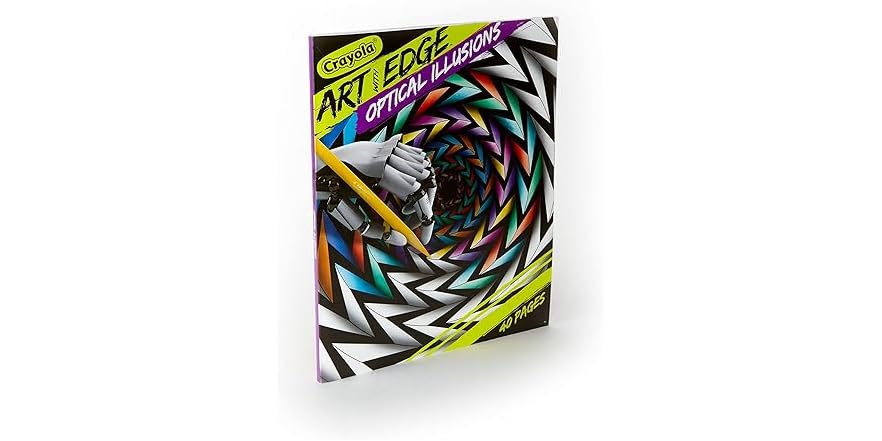 Crayola Art With Edge Optical Illusions Pages